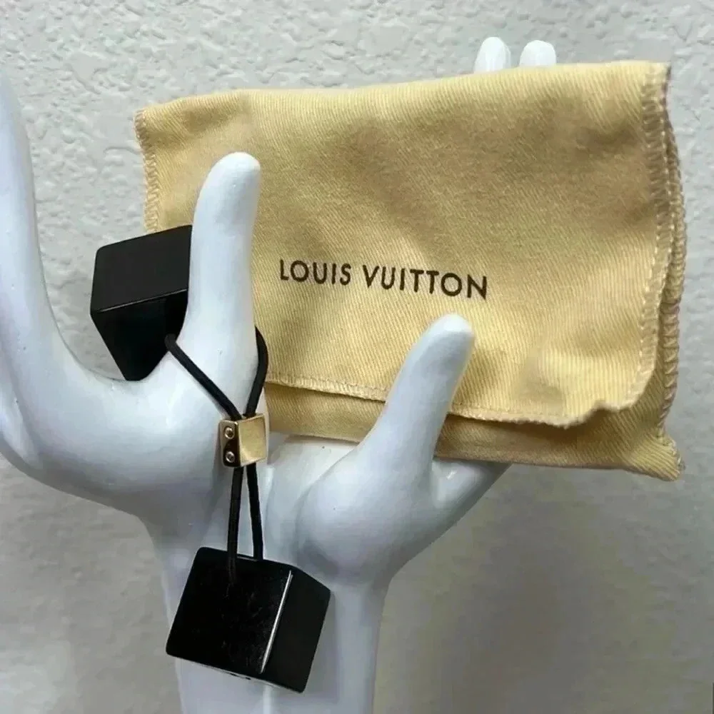 Louis Vuitton Women’s Chocolate Brown Hair Cubes Vintage